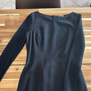 ANTONIO MELANI Black Long Sleeve Dress